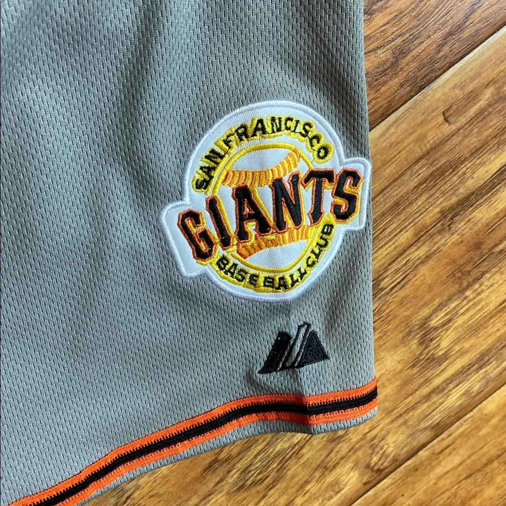 Majestic Madison bumgarder Gray Giants size 56 Baseball Jersey